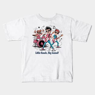 Mini Rockstars - Kid Band Jam Session Kids T-Shirt